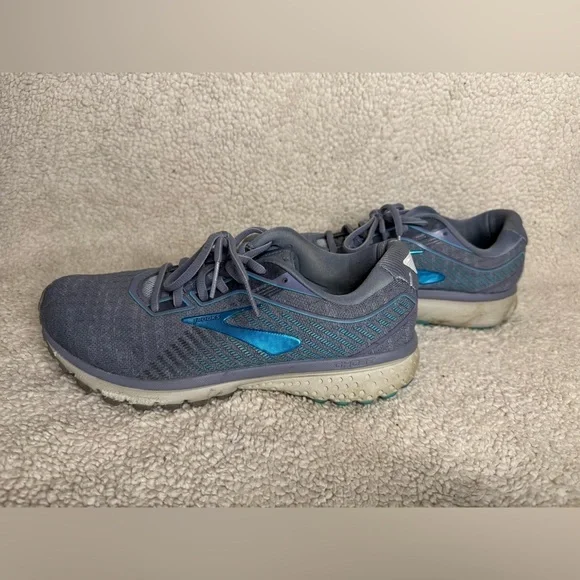 Brooks Ghost 12 Women’s Size 8.5B Blue Gray 1203051B403 Running Walking Athletic - Picture 6 of 8